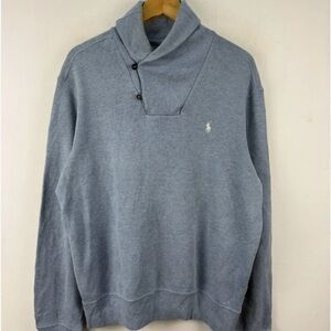 Moving Sale! Everything must go! Ralph Laure blue Polo sweatshirt sweater sz L